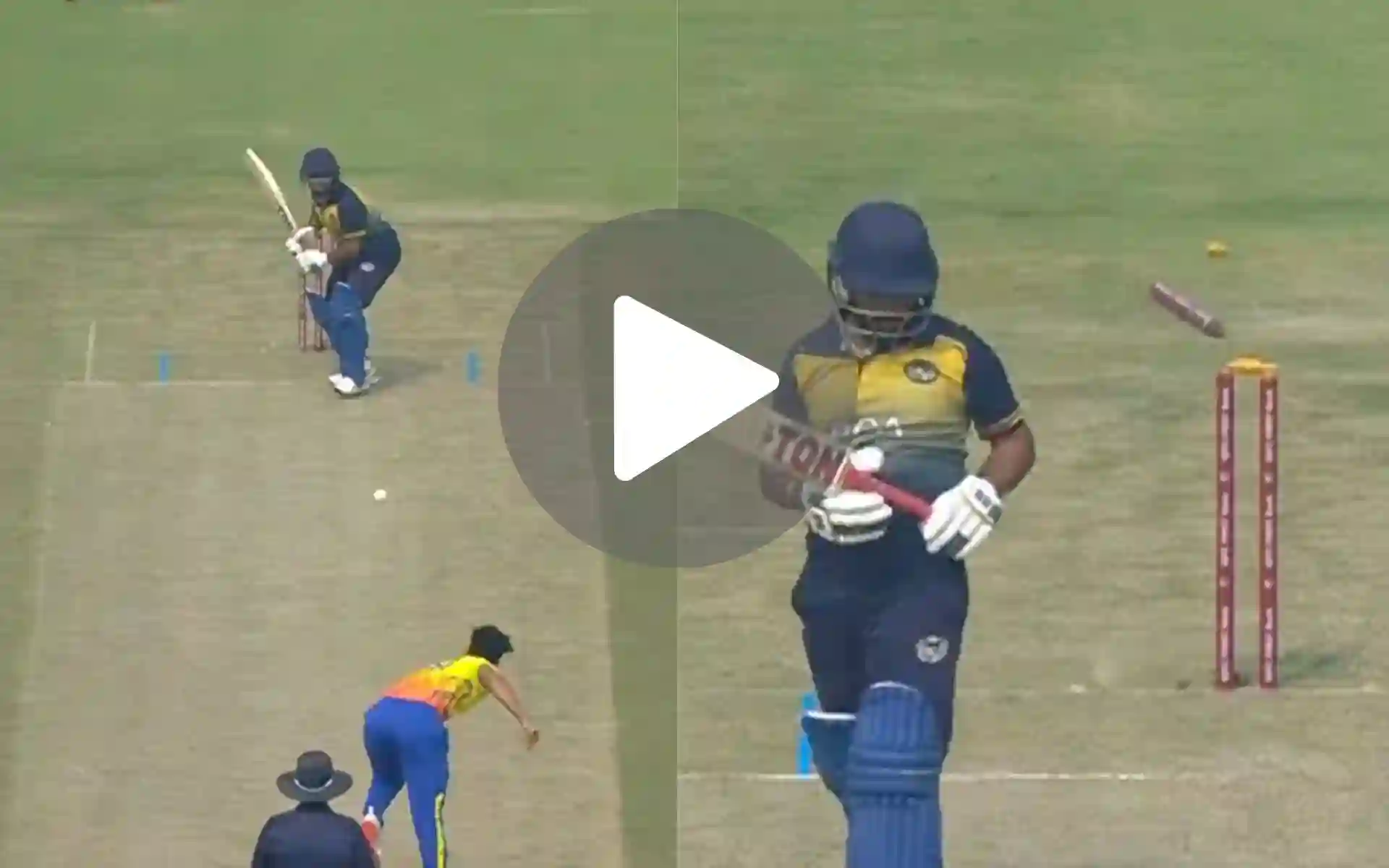 [Watch] CSK Pacer Channels Inner Mitchell Starc To Deliver Ball Of The Tournament In VHT